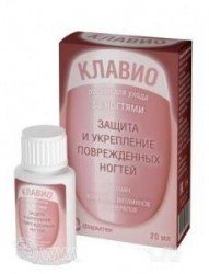 Лосьон для ухода за ногтями Клавио 20 мл