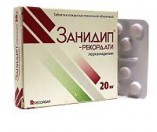 Занидип-Рекордати, табл. п/о пленочной 20 мг №56