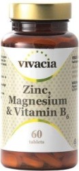 Цинк магний и витамин В6 Vivacia, Vivacia (Вивация) табл. №60 zinc magnesium vitamin B6